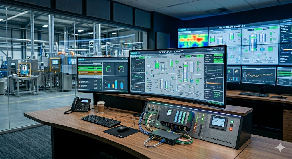 Integrasi PLC dan SCADA dalam sistem otomasi industri