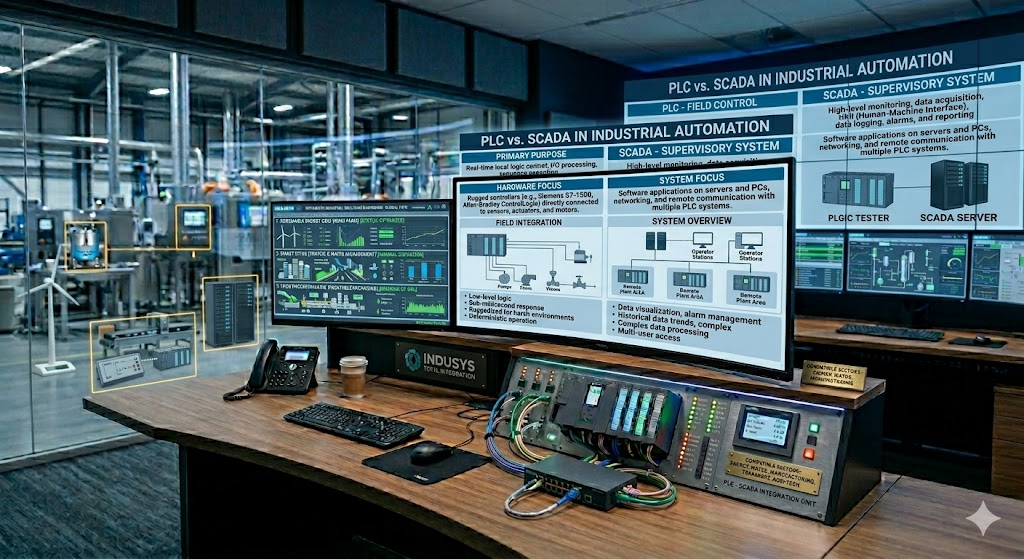 Perbandingan PLC dan SCADA dalam otomasi industri